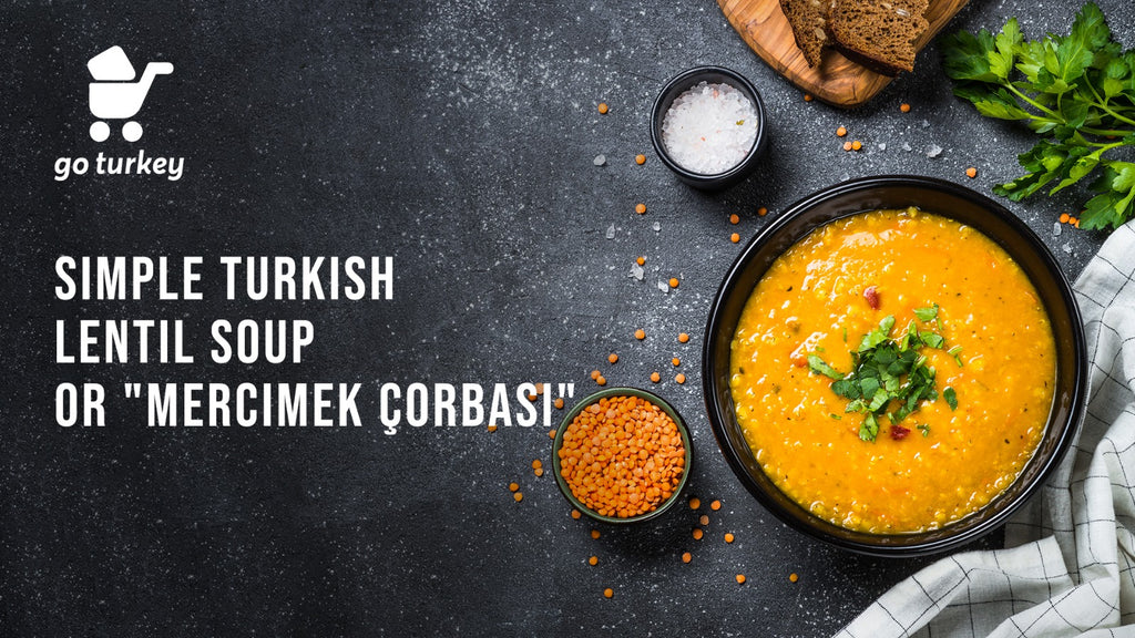 Simple Turkish Lentil Soup or "Mercimek Çorbası"