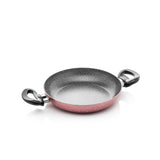 Two Rose Gold Frying Pans with 2 Handles with a Kitchen Apron (Gift)