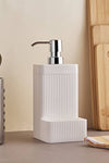 2in1 Liquid Soap Dispenser With Sponge Container Capacity