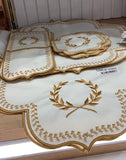 Elegant Table Runner and Placemats Set 19 Pieces