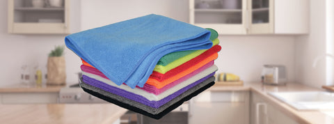 Premium Microfiber Cleaning Cloth Set Of 3