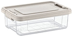 Easy Lock Airtight Rectangular Storage Container Set Of 3