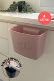 Practical Trash Can for Kitchen Cabinet Door 4L