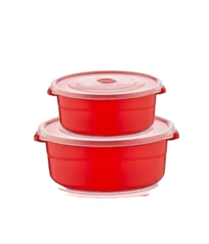 Set of 2 Airtight Microwave-Safe Food Container