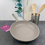 Luxurious Light Grey Granite Pot and 2 Pans